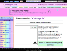 Tablet Screenshot of coloriagede.com